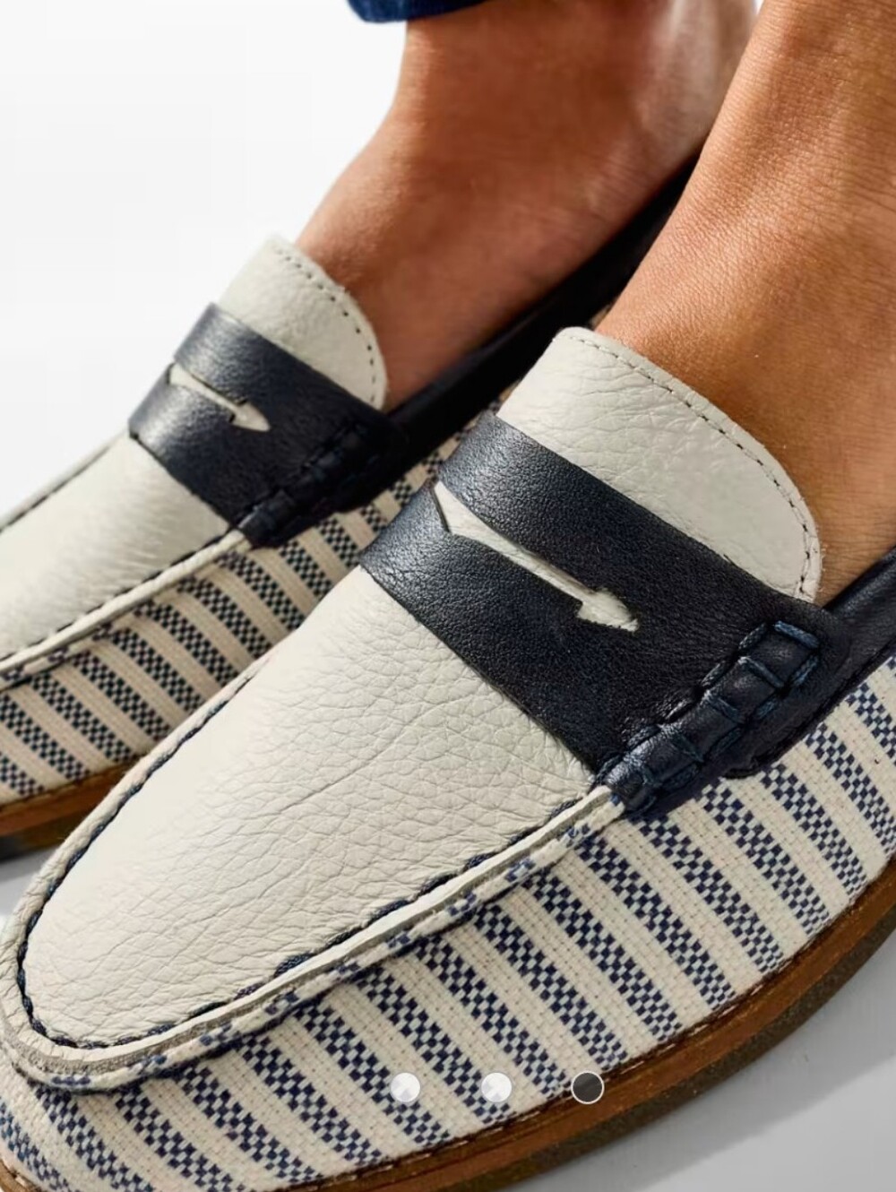 NEW Sperry Port Driving Moccasin In White Size 6‎ With Box - Picture 3 of 7